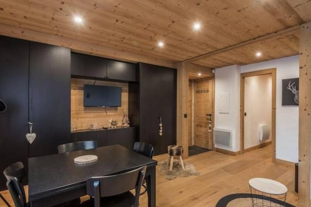 Charmant T2 Megeve, 10 Min A Pied Du Centre Εξωτερικό φωτογραφία